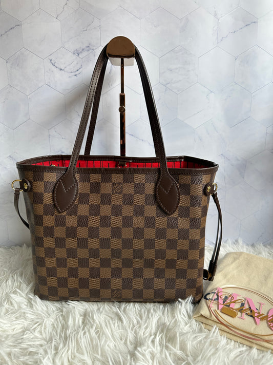 Louis Vuitton Damier Ebene Neverfull PM (NO POUCH)