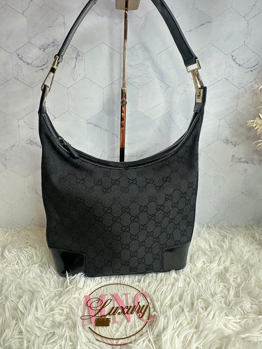 Gucci Vintage GG Monogram Shoulder Bag