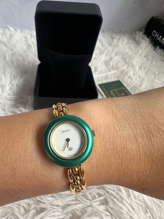 Gucci Vintage Bezel Interchangeable Watch