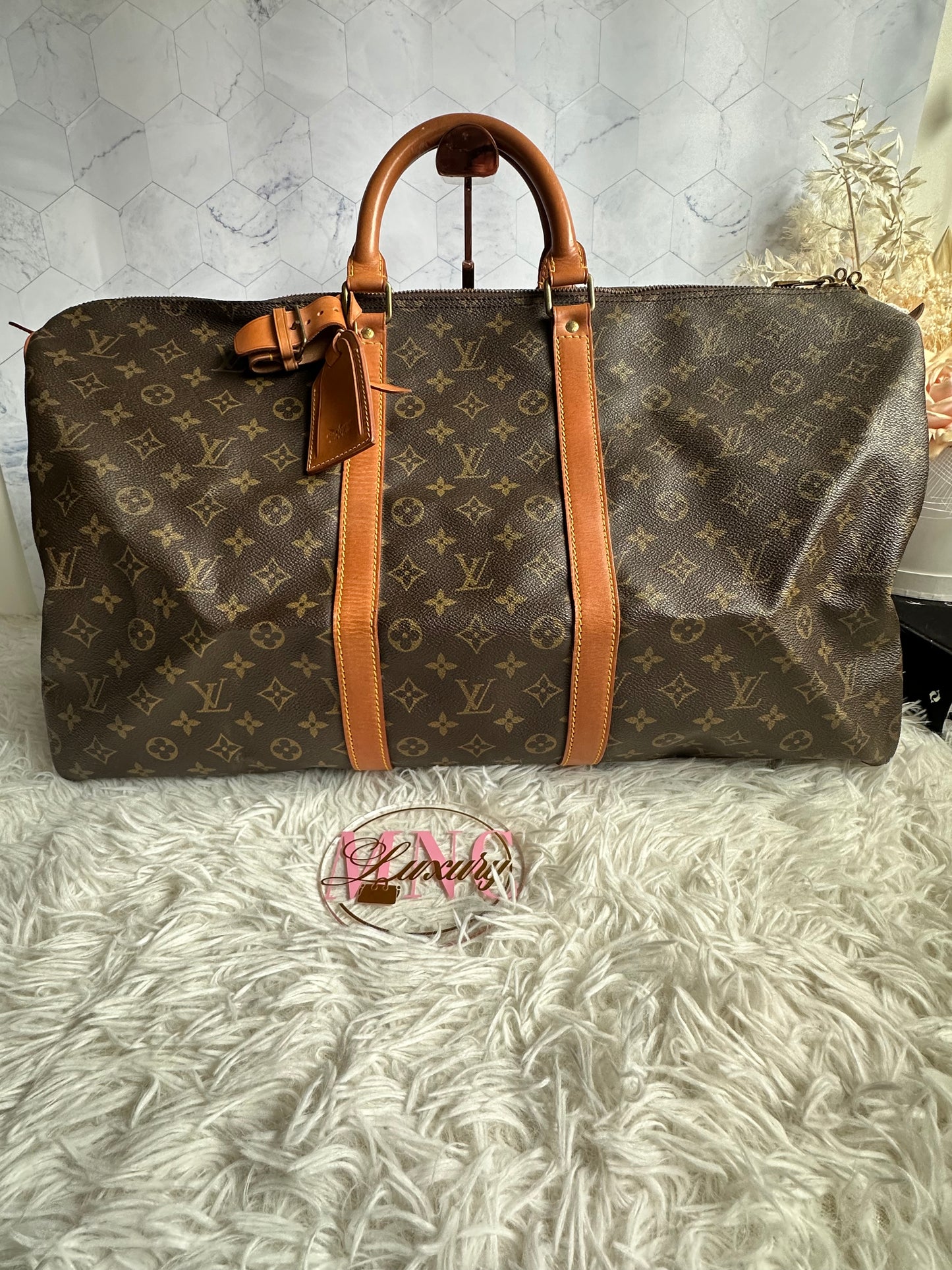 Louis Vuitton Vintage Monogram Keepall 55