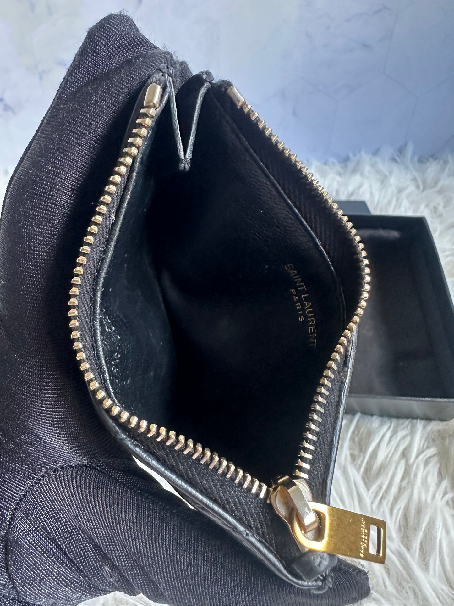 Yves Saint Laurent Card Coin Case
