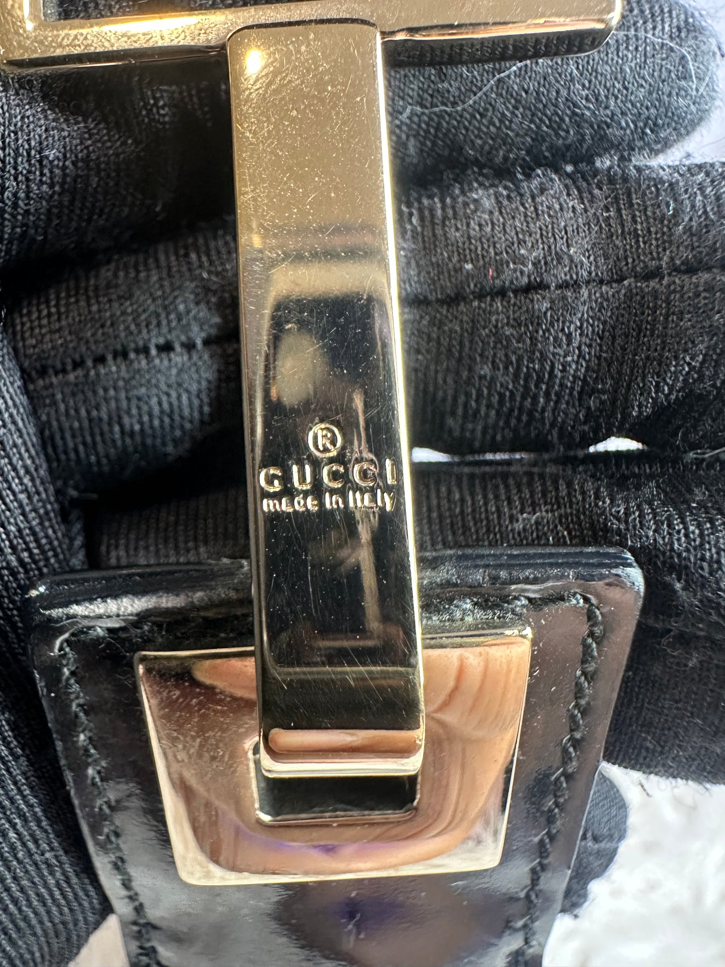 Gucci Vintage GG Monogram Shoulder Bag