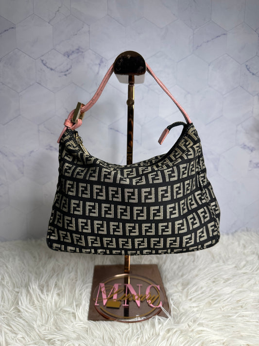 Fendi Vintage Zucca Shoulder Bag
