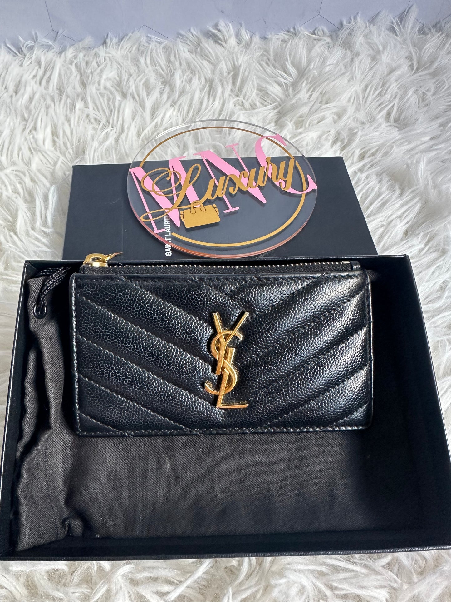 Yves Saint Laurent Card Coin Case