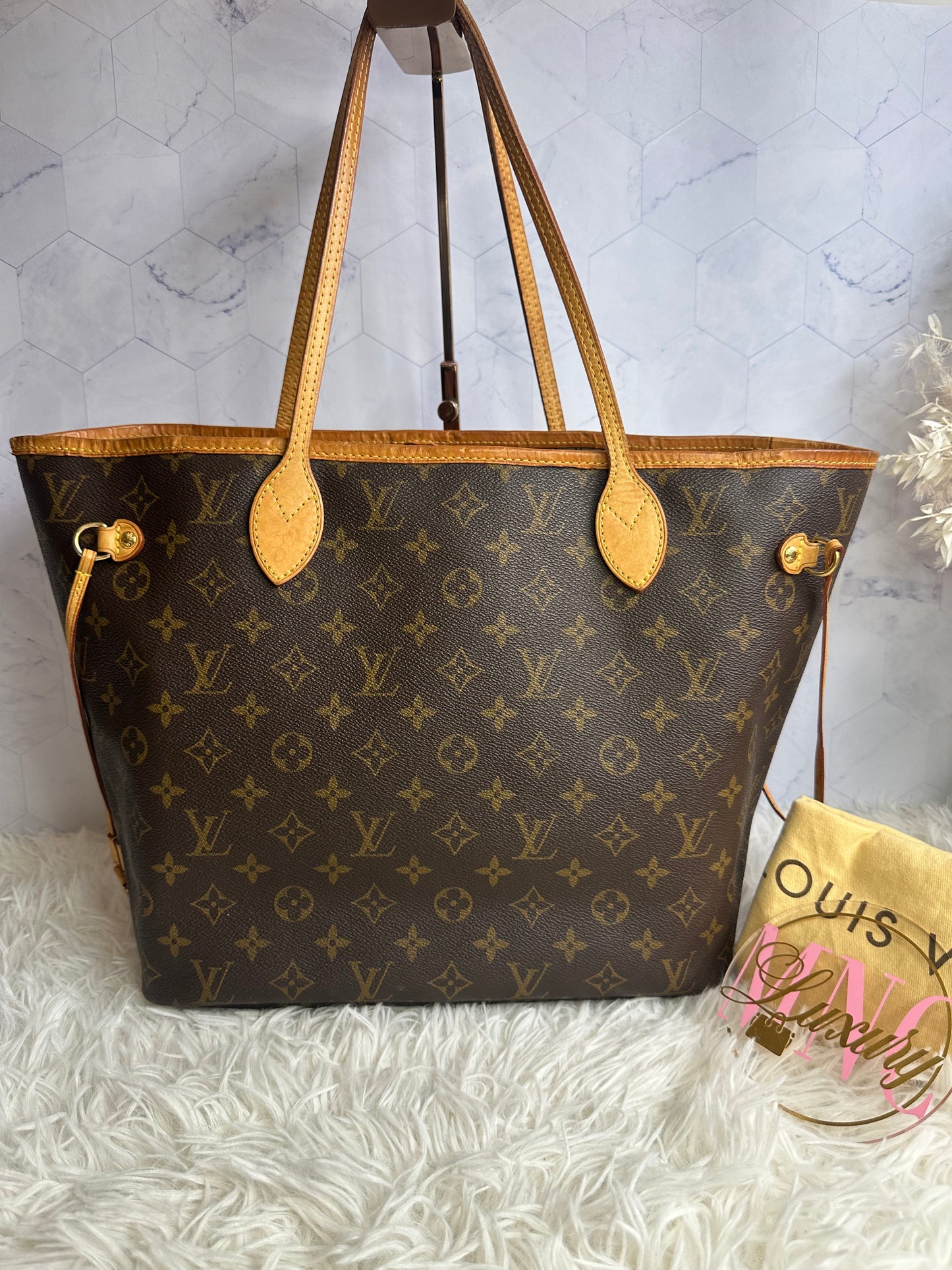 Louis Vuitton Monogram Neverfull MM (NO POUCH)