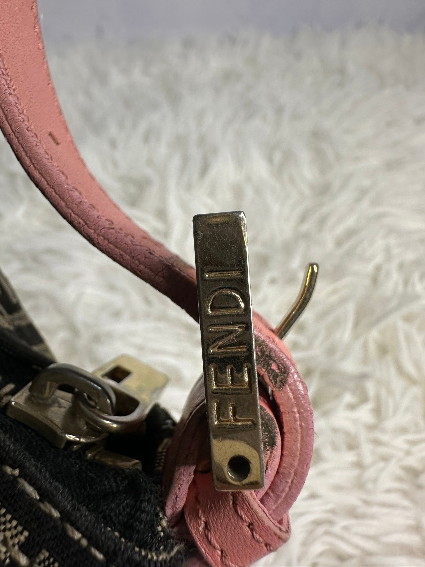 Fendi Vintage Zucca Shoulder Bag