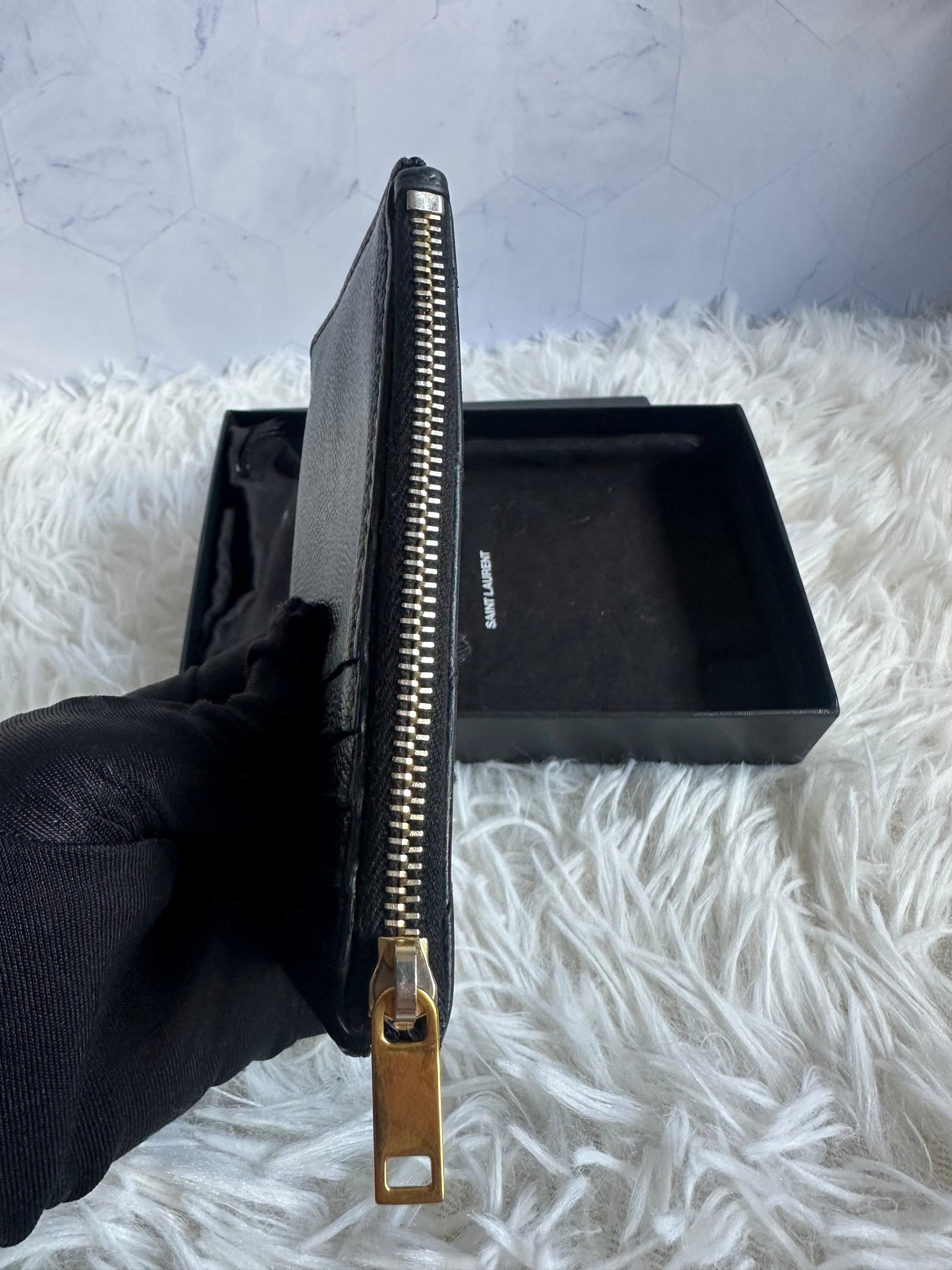 Yves Saint Laurent Card Coin Case