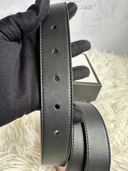 Gucci Crystal Embellished Interlocking G Buckle Belt size 85