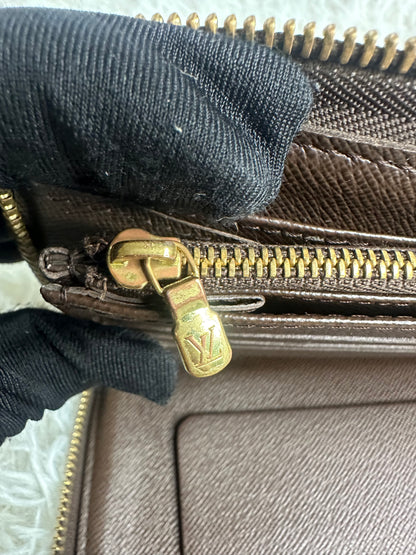 Louis Vuitton Damier Ebene Zippy Organiser