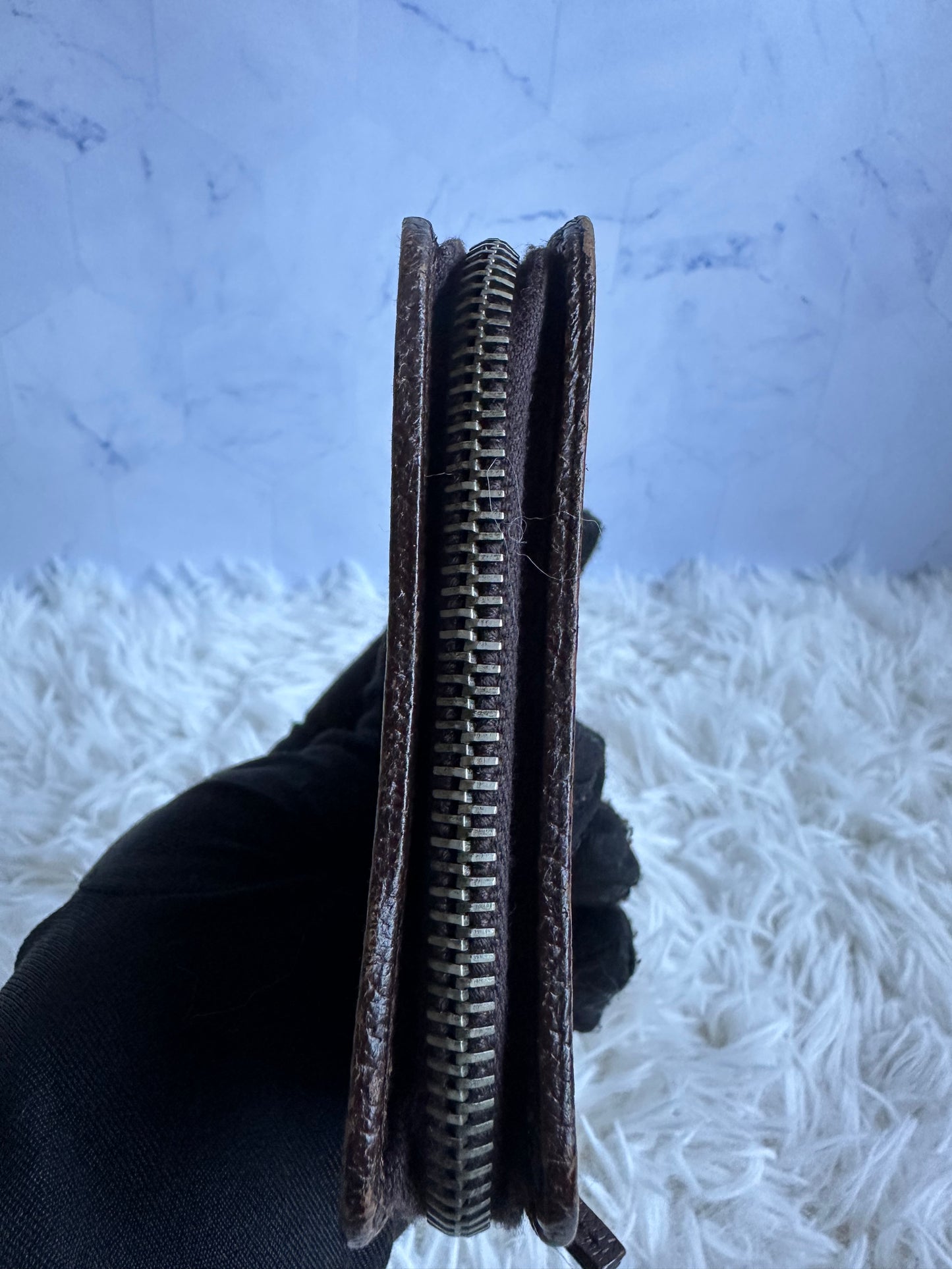 Gucci Canvas Zip Coin and Card pouch