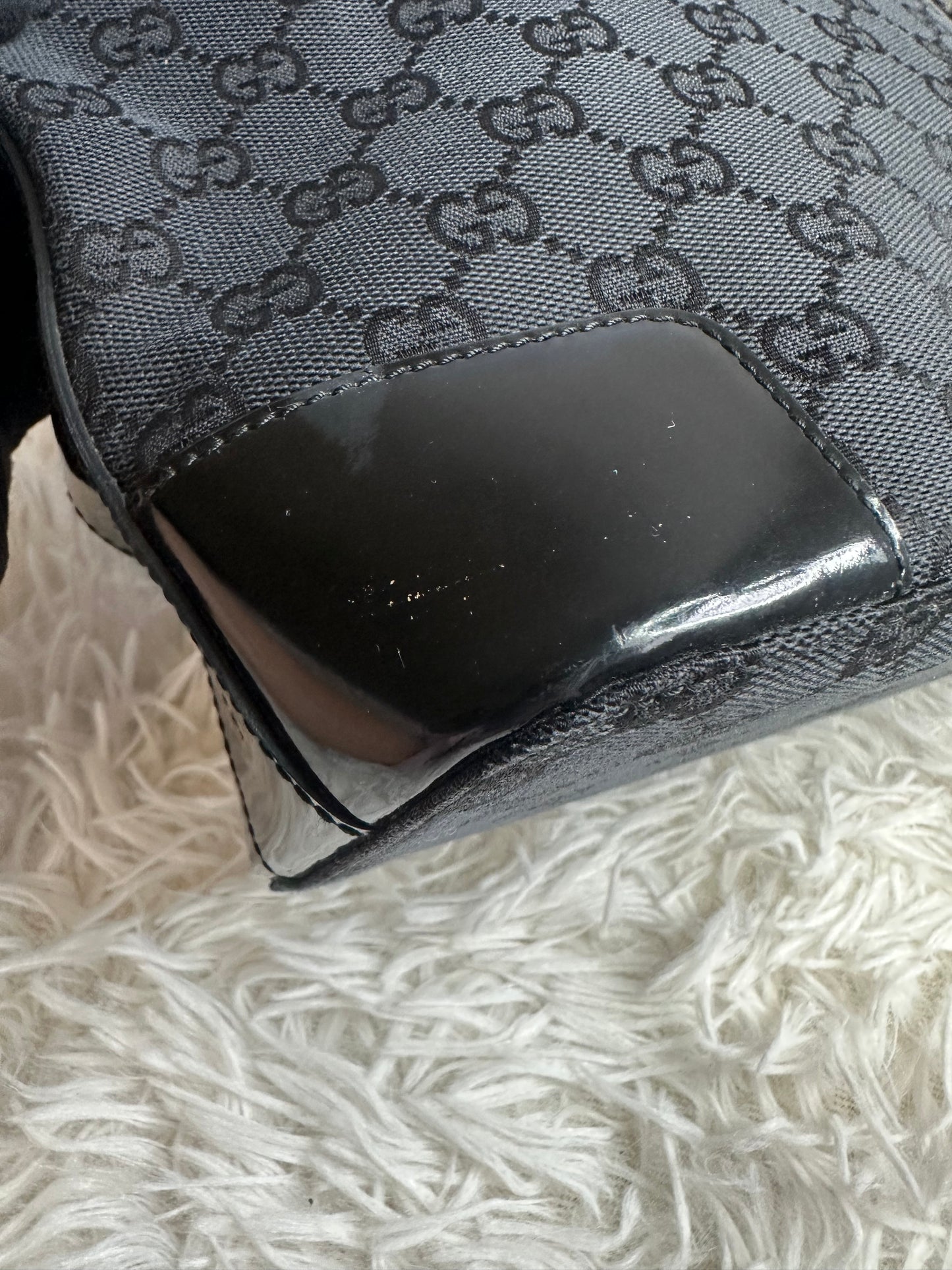 Gucci Vintage GG Monogram Shoulder Bag