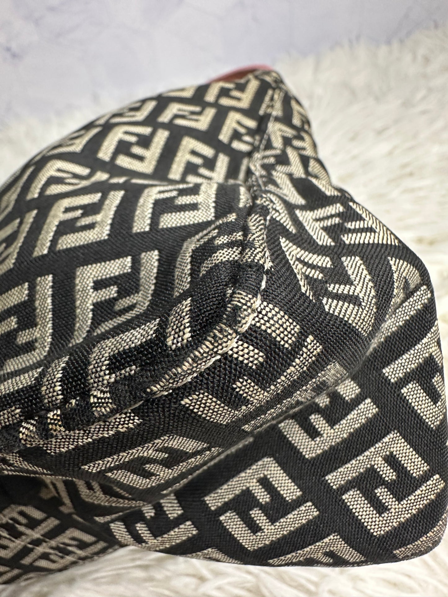 Fendi Vintage Zucca Shoulder Bag