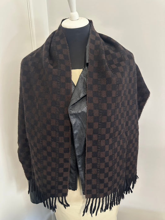 Fendi Logo Wool Scarf