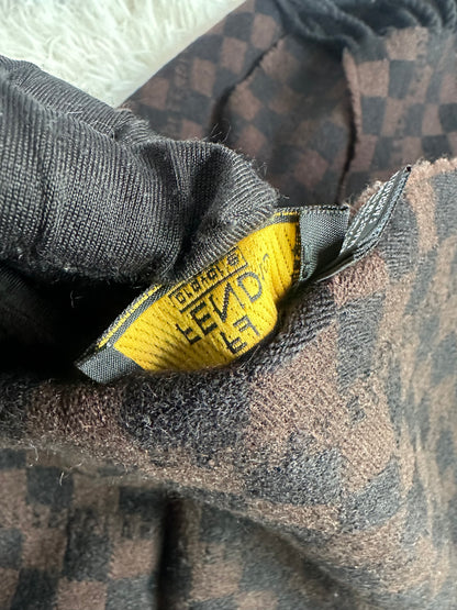 Fendi Logo Wool Scarf