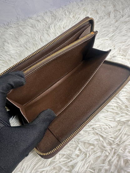Louis Vuitton Damier Ebene Zippy Organiser