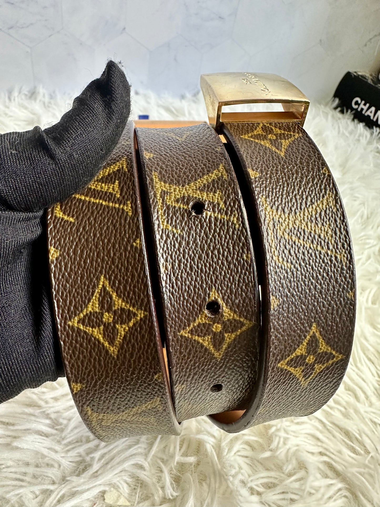 Louis Vuitton Monogram Belt