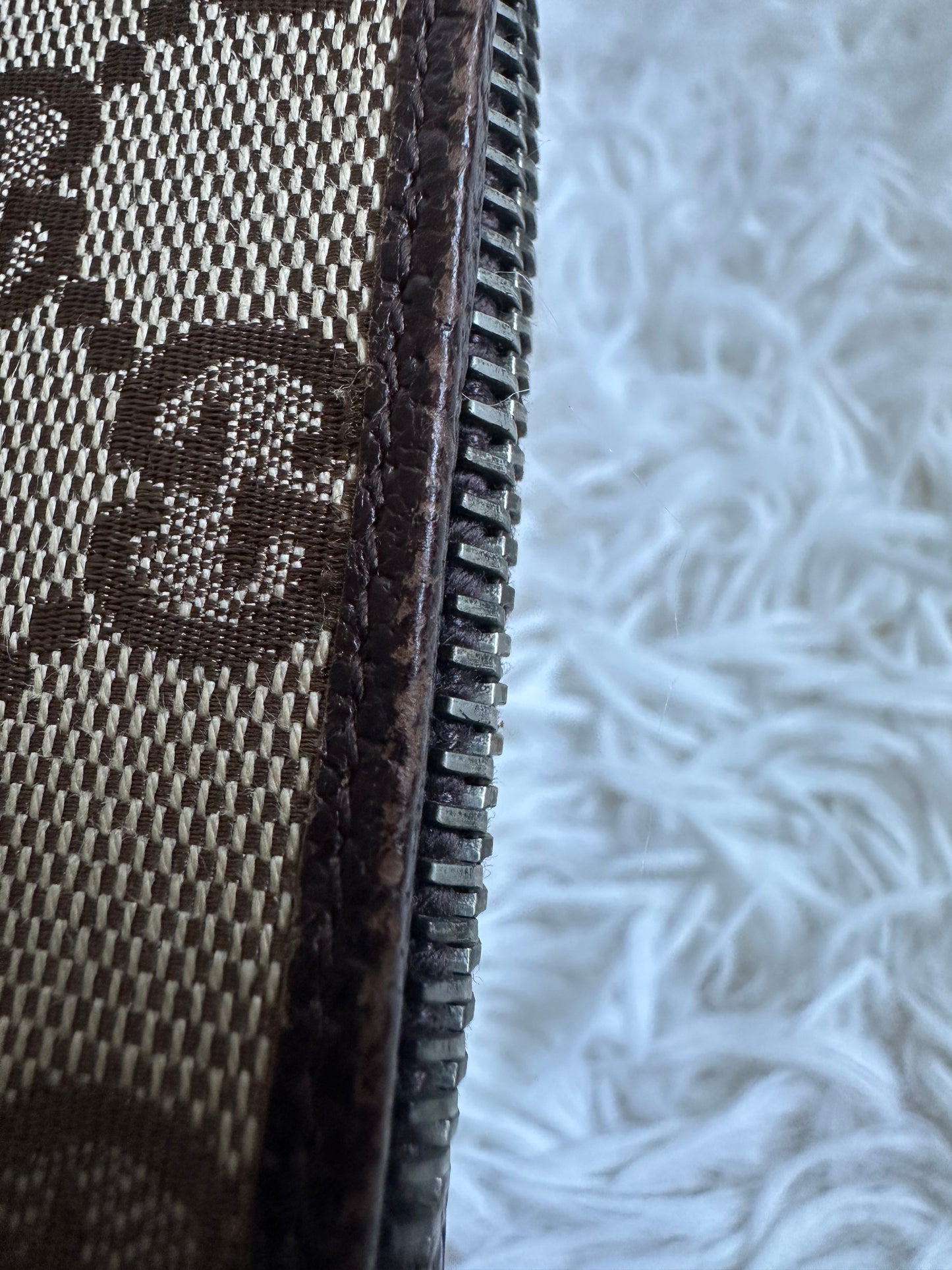Gucci Canvas Zip Coin and Card pouch