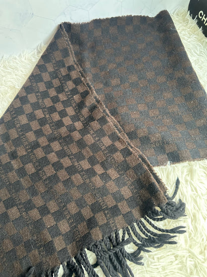 Fendi Logo Wool Scarf