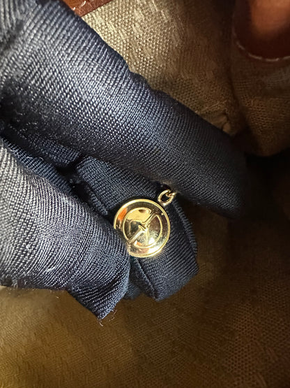Gucci Vintage Bamboo Leather Drawstring Mini Backpack