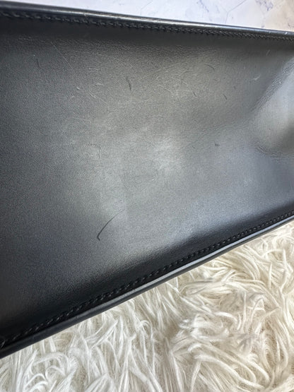 Gucci Sylvie Top Handle Black Leather