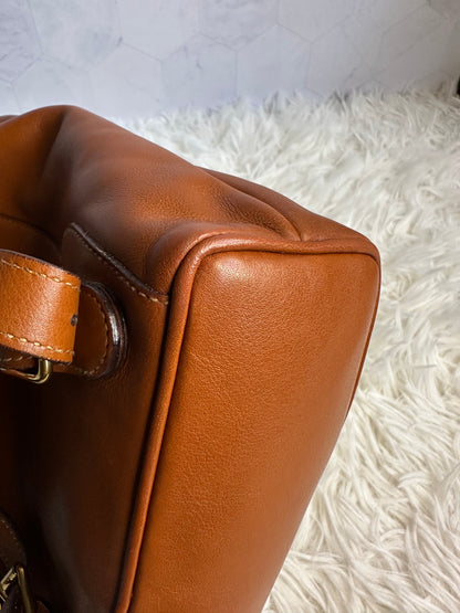 Gucci Vintage Bamboo Leather Drawstring Mini Backpack
