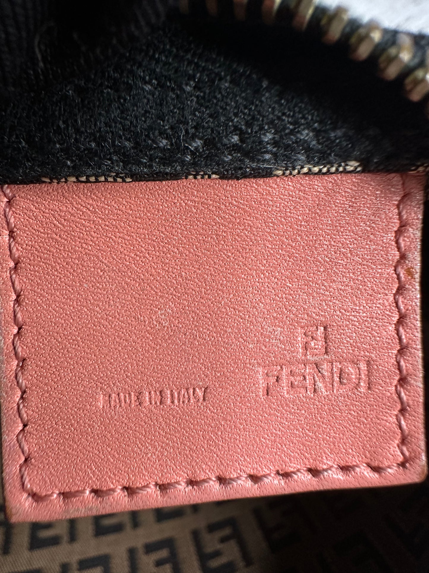 Fendi Vintage Zucca Shoulder Bag