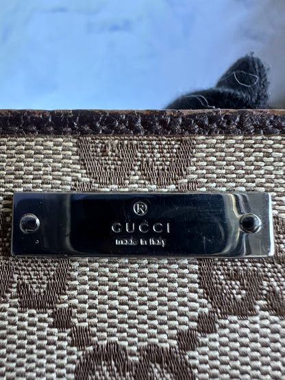 Gucci Canvas Zip Coin and Card pouch
