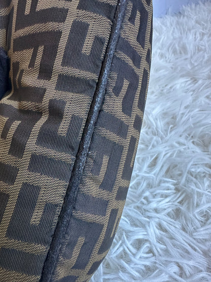 Fendi Zucca Vintage Baguette Shoulder Bag