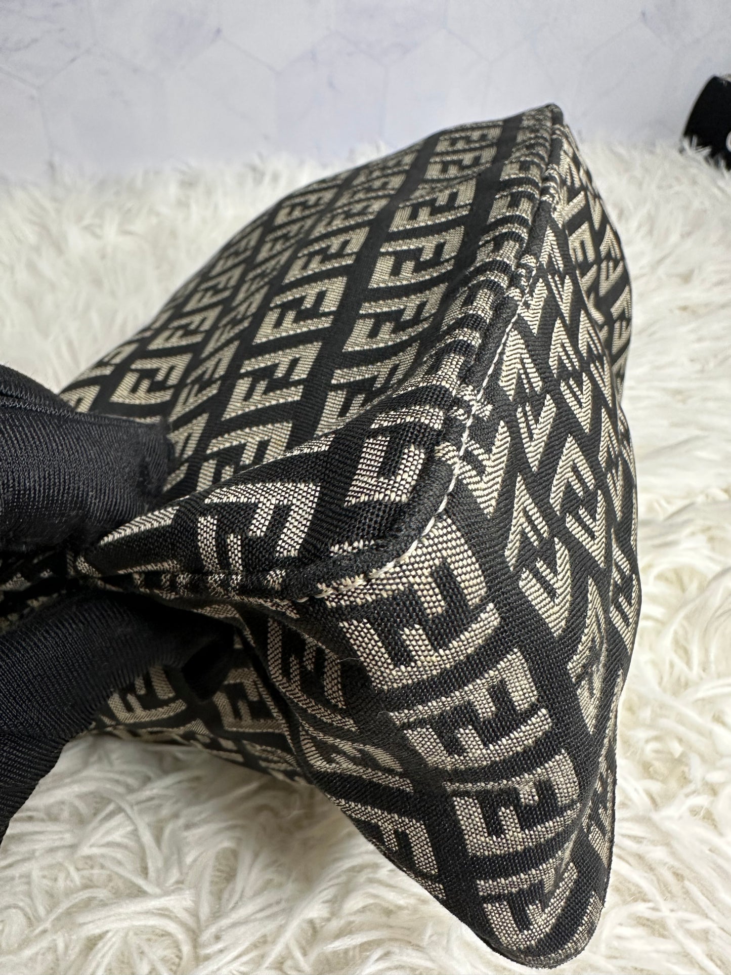 Fendi Vintage Zucca Shoulder Bag