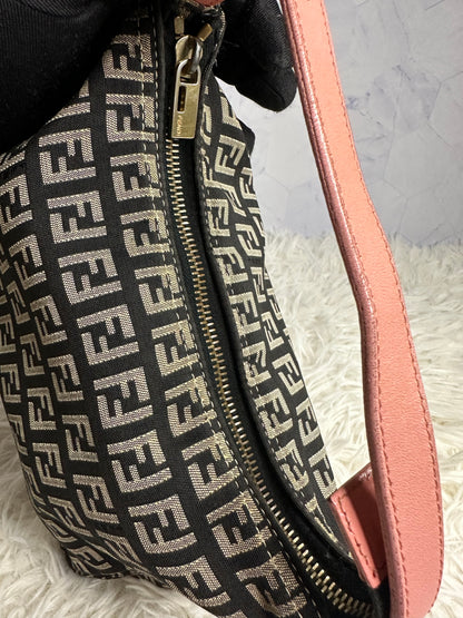 Fendi Vintage Zucca Shoulder Bag