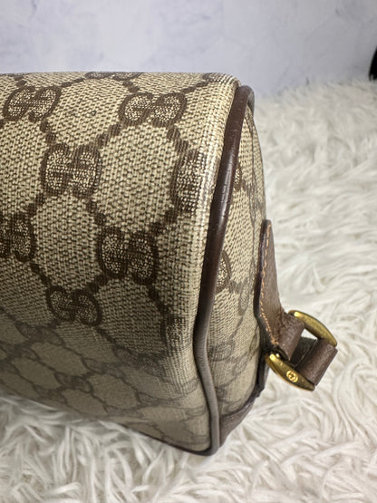 Gucci Vintage Canvas Crossbody Bag