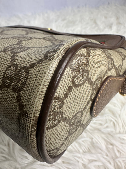 Gucci Vintage Canvas Crossbody Bag