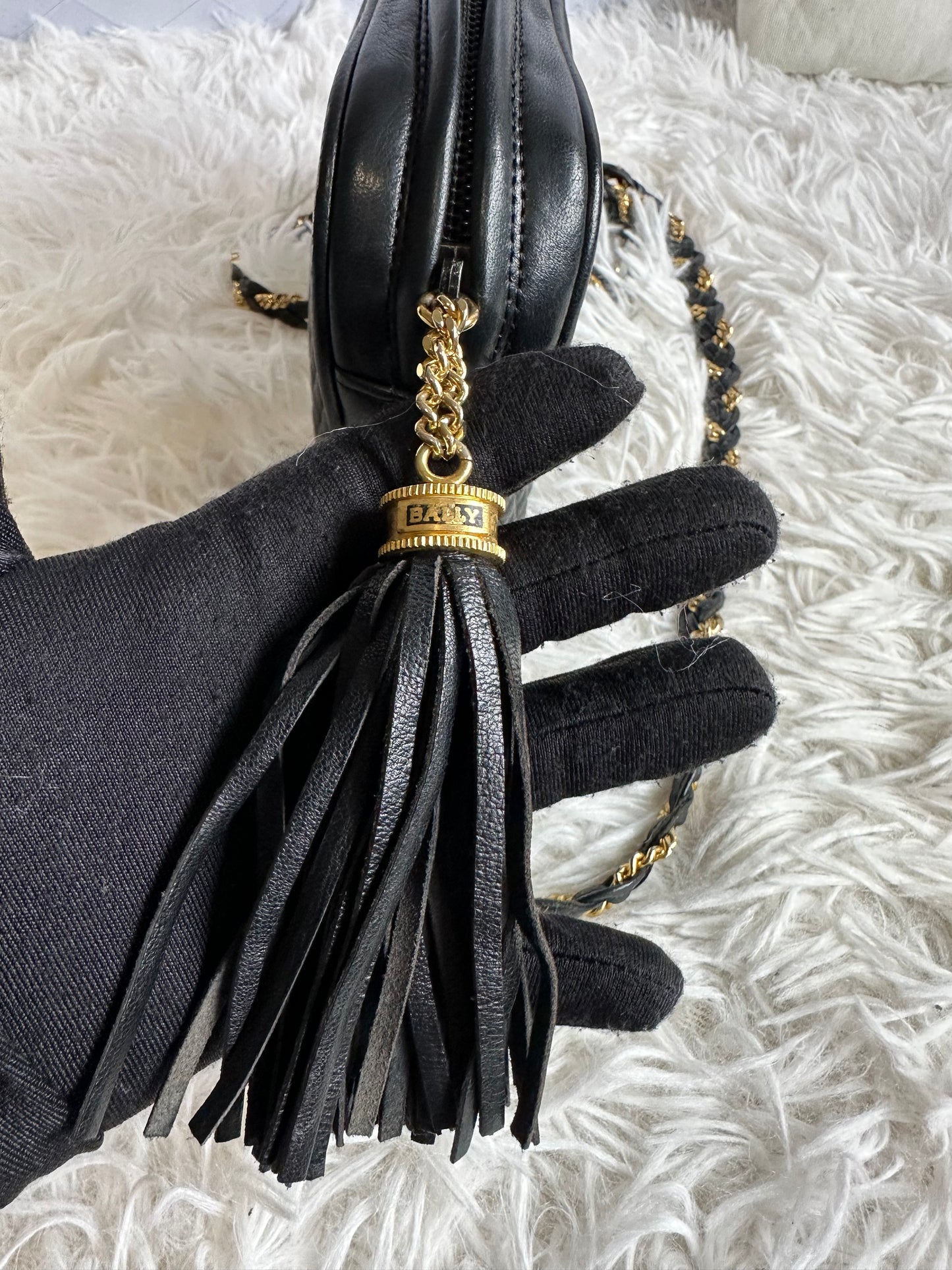 Bally Vintage Leather Crossbody Bag
