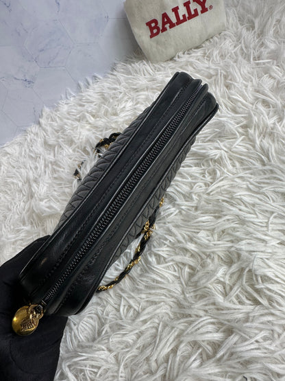 Bally Vintage Leather Crossbody Bag