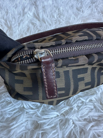 Fendi Zucca Vintage Baguette Shoulder Bag