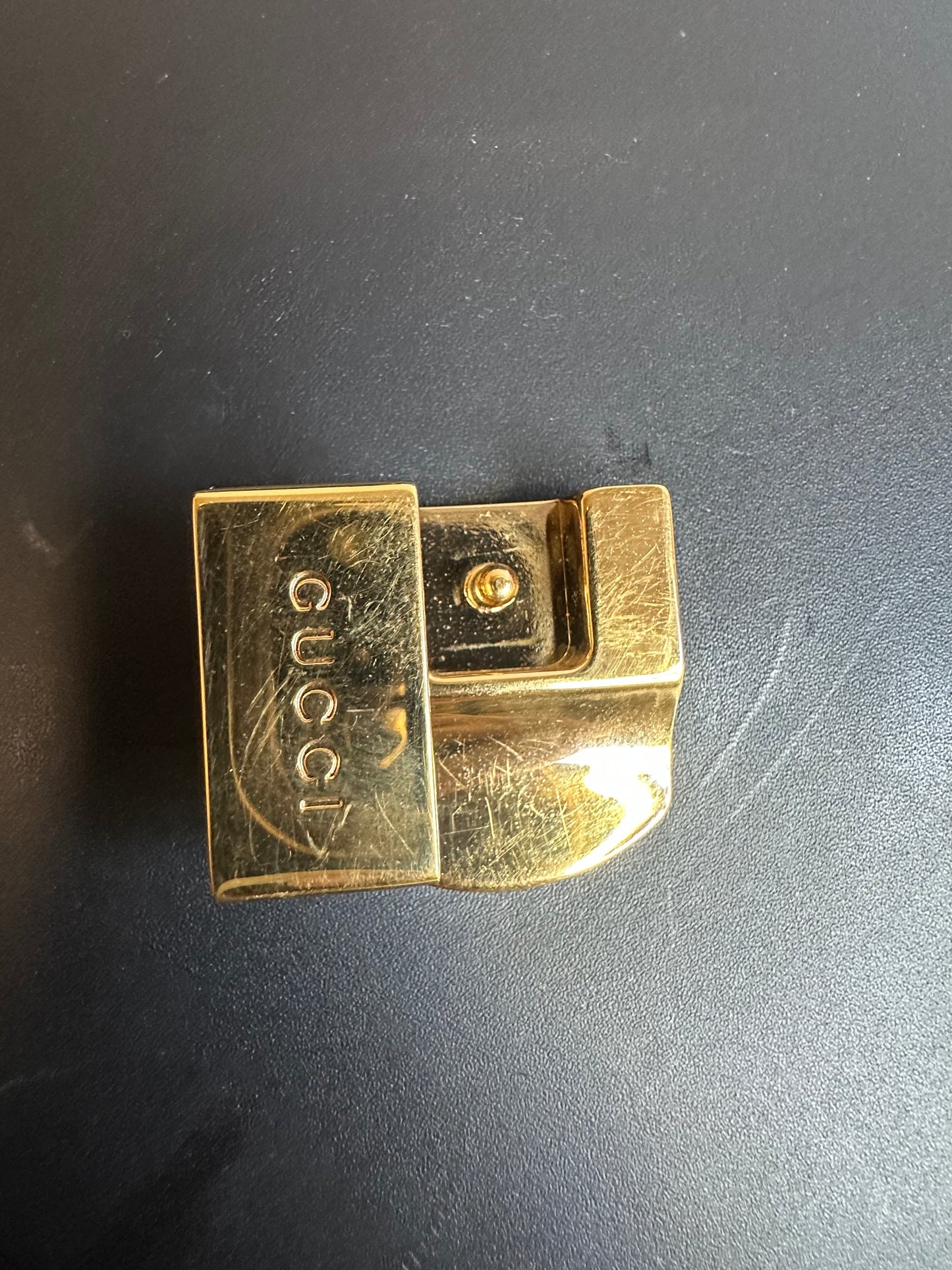 Gucci Sylvie Top Handle Black Leather