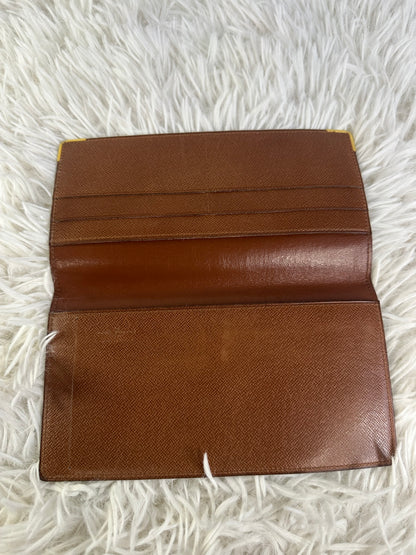 Louis Vuitton Vintage Monogram Checkbook Holder/Wallet