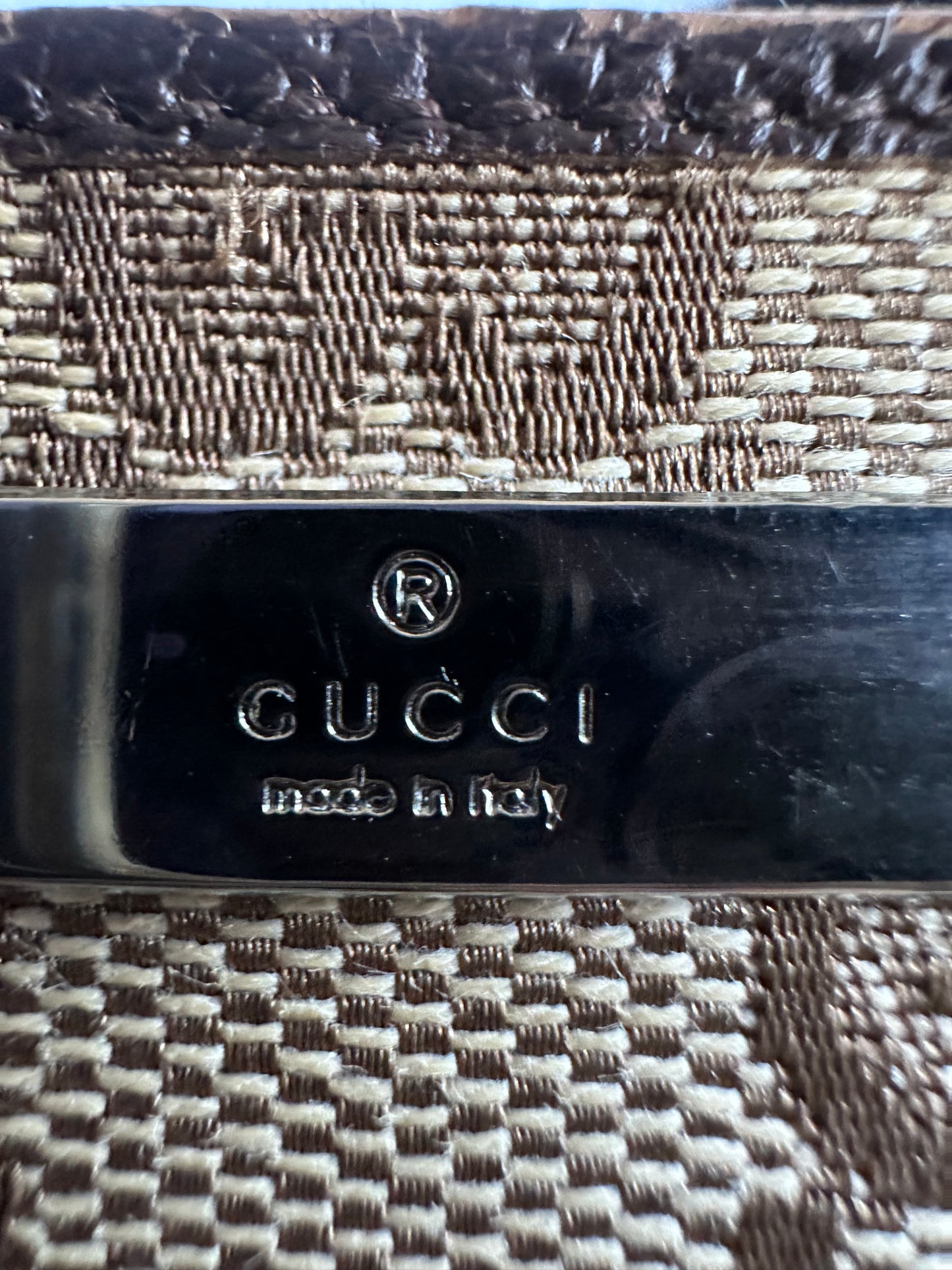 Gucci Canvas Zip Coin and Card pouch