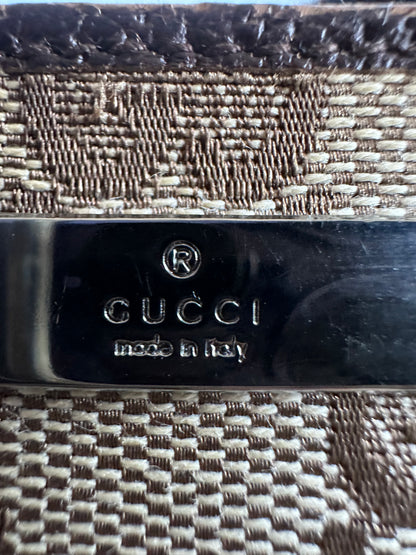 Gucci Canvas Zip Coin and Card pouch
