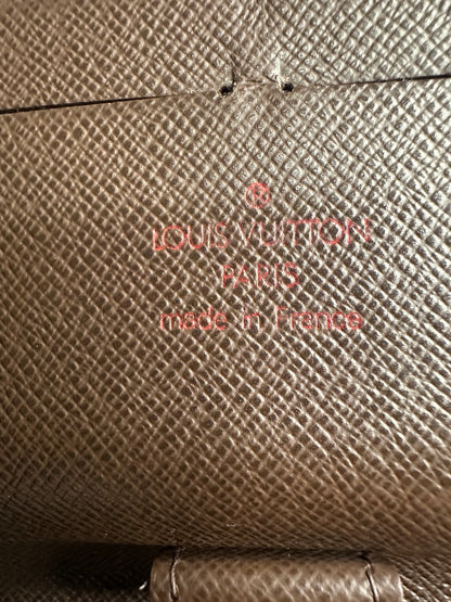 Louis Vuitton Damier Ebene Zippy Organiser
