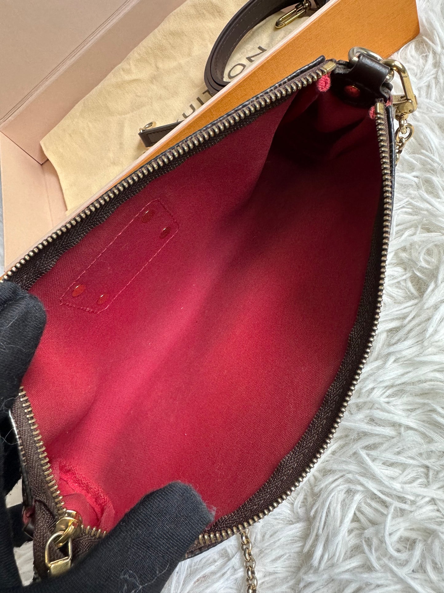 Louis Vuitton Damier Ebene Eva