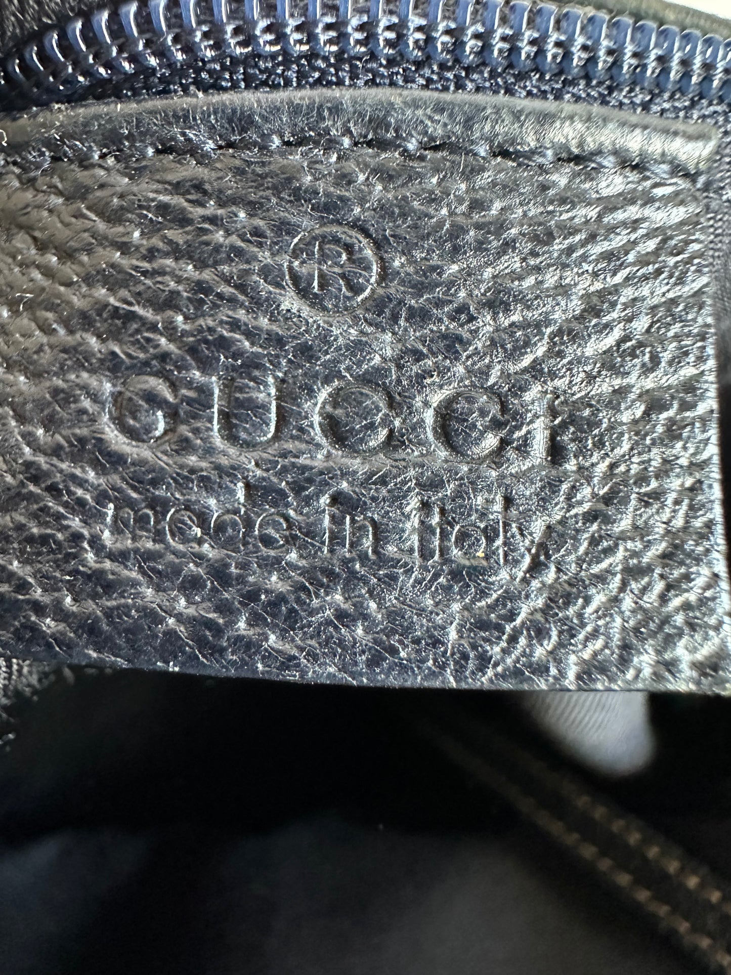 Gucci Vintage GG Canvas Web Tote