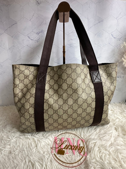Gucci Canvas Tote Bag