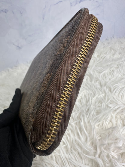 Louis Vuitton Damier Ebene Zippy Organiser