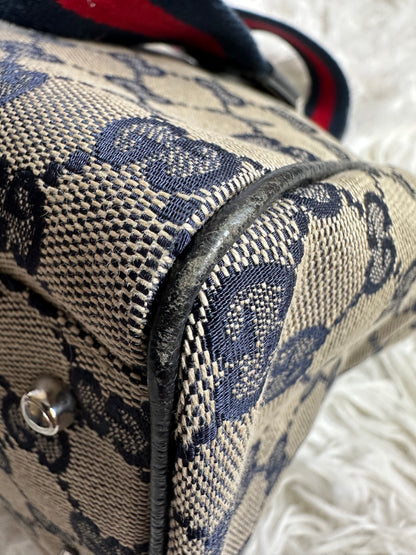 Gucci Vintage GG Canvas Web Tote