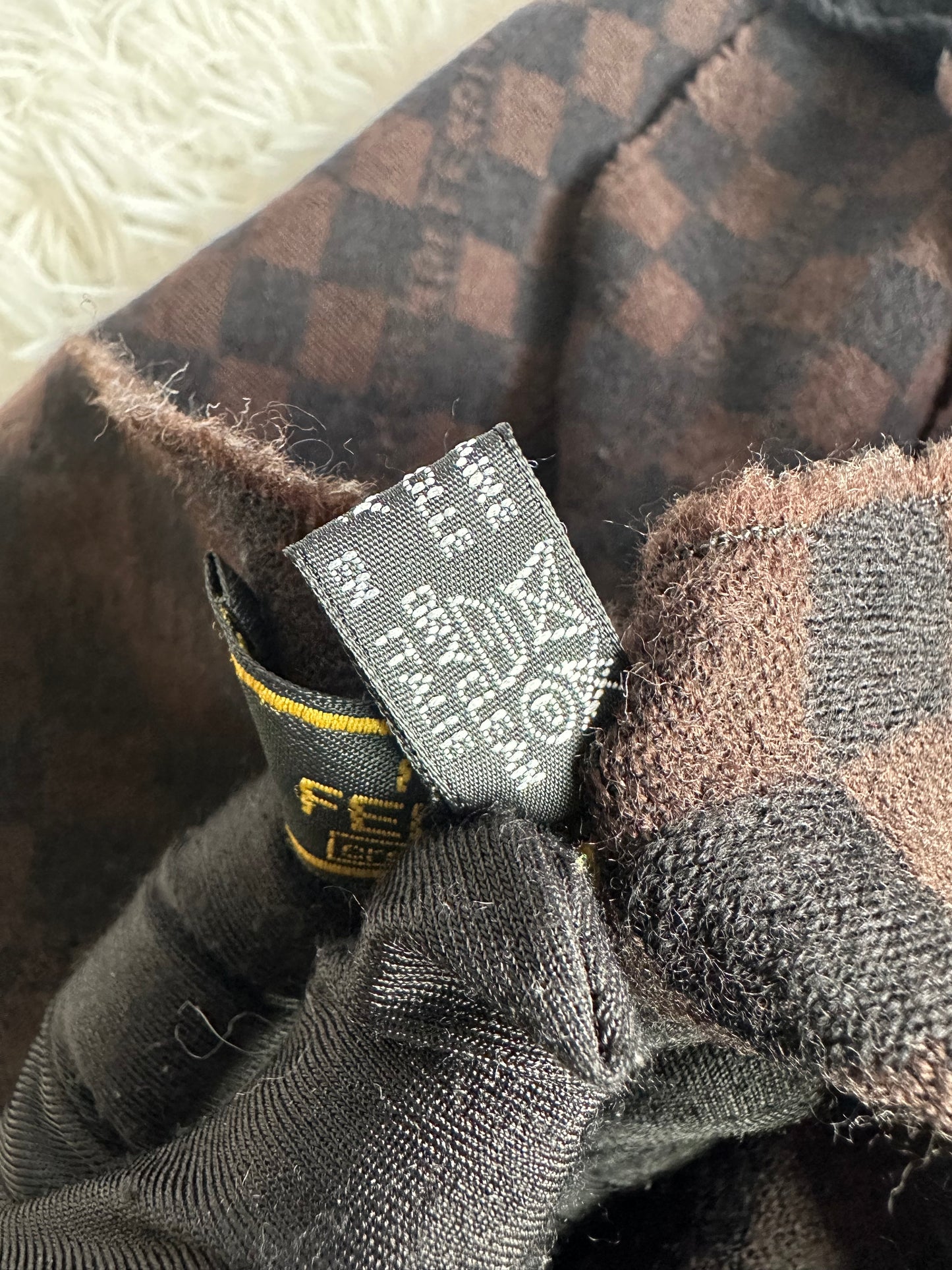Fendi Logo Wool Scarf