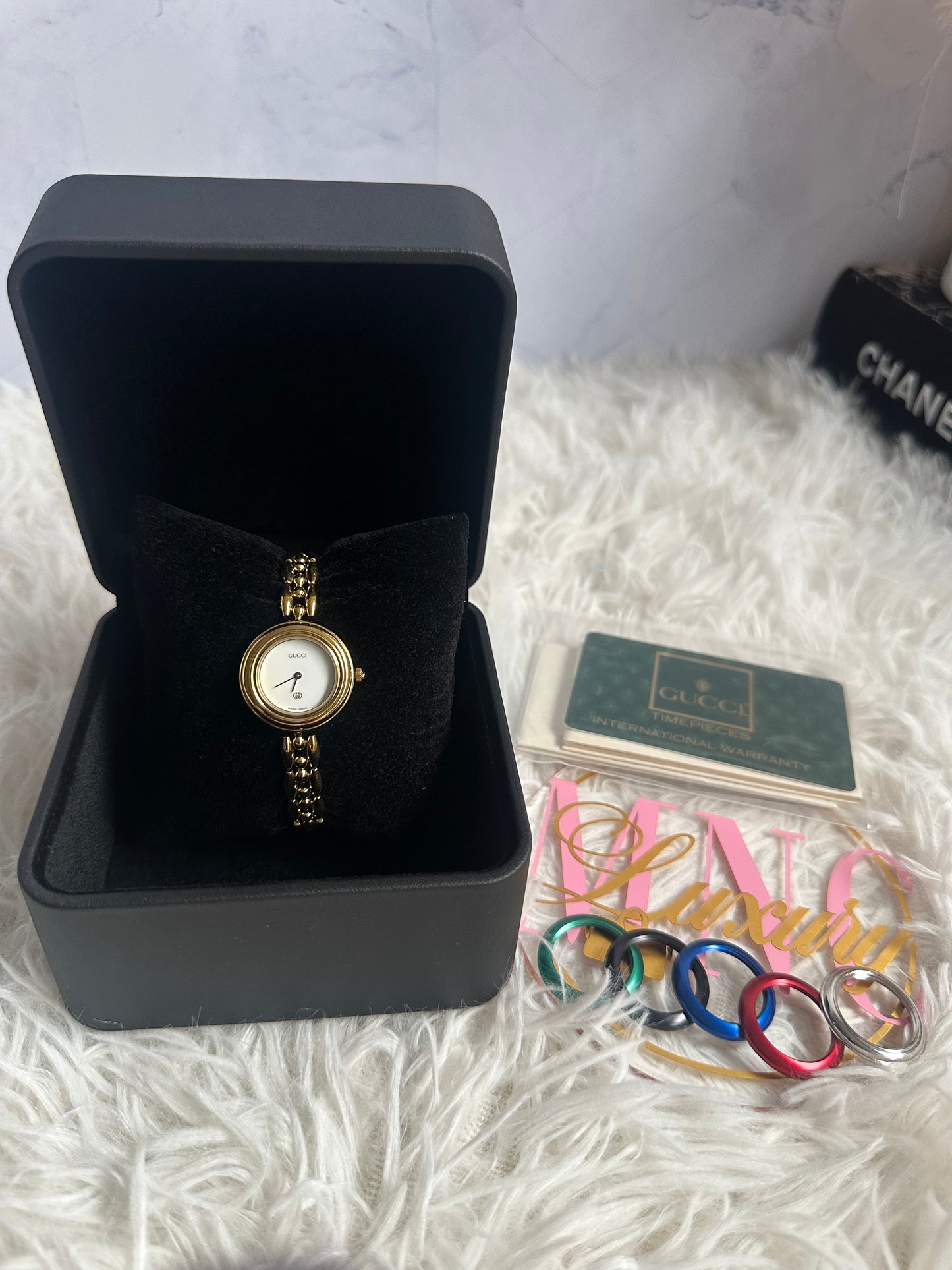 Gucci Vintage Bezel Interchangeable Watch