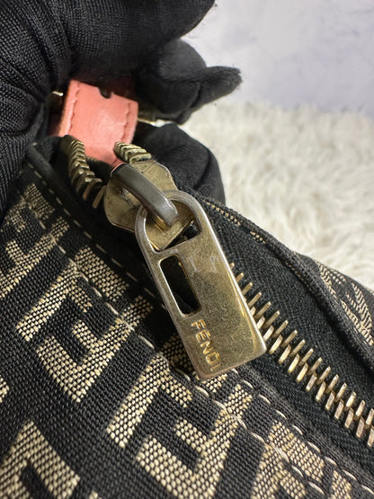 Fendi Vintage Zucca Shoulder Bag