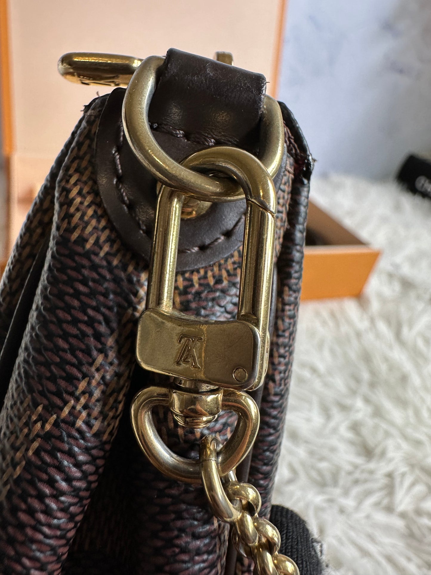 Louis Vuitton Damier Ebene Eva
