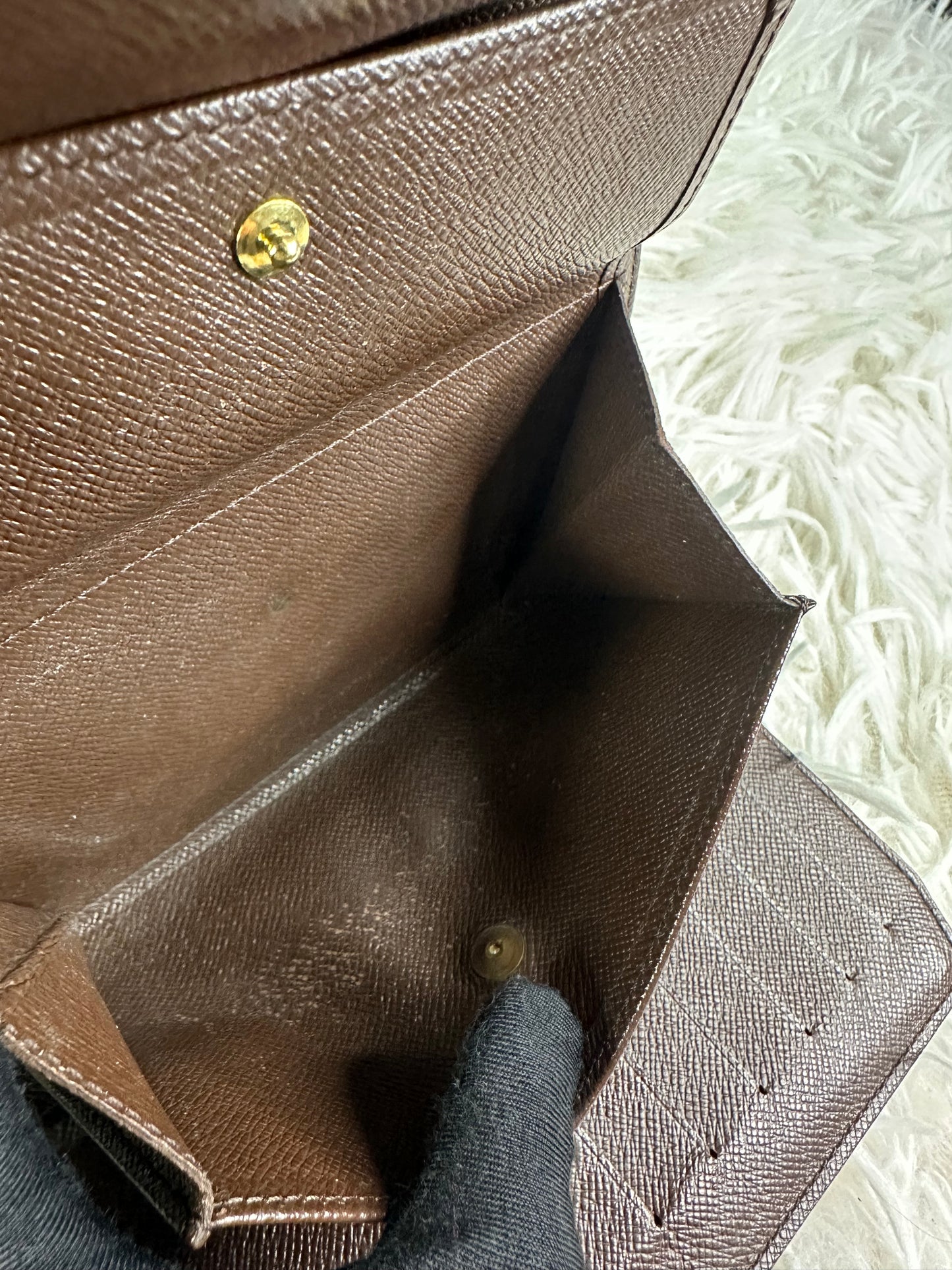 Louis Vuitton Vintage Damier Porte-Tresor Wallet